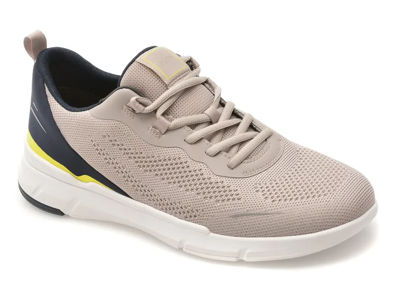 Pantofi sport GEOX gri, U65N8B, din material textil
