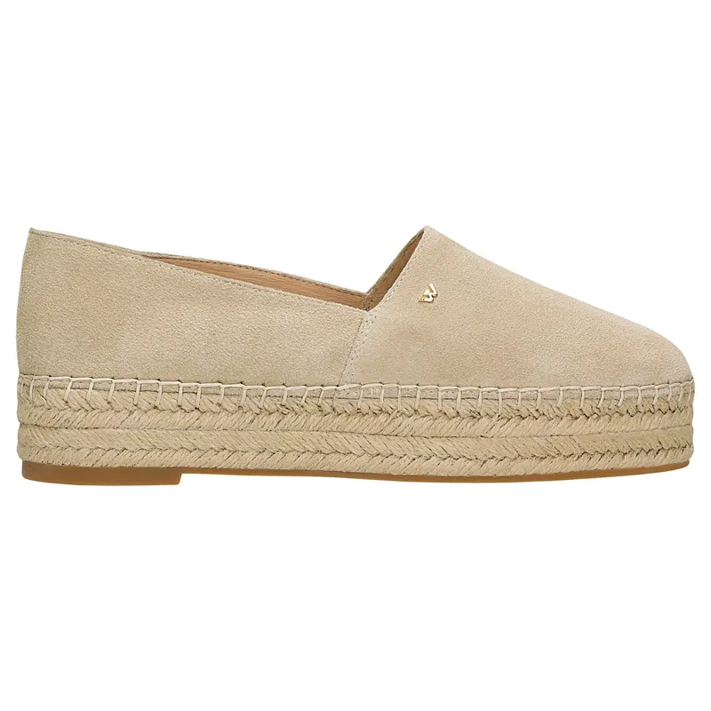 Espadrile damă bej cu platformă