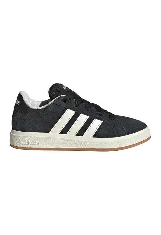 Pantofi sport Grand Court 00s din piele intoarsa - Alb/Negru