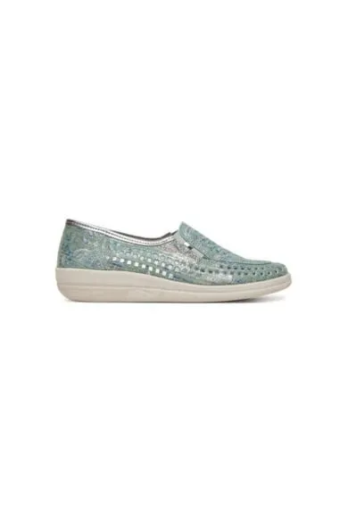 Mocasini dama 940249-71 - Piele naturala - Verde