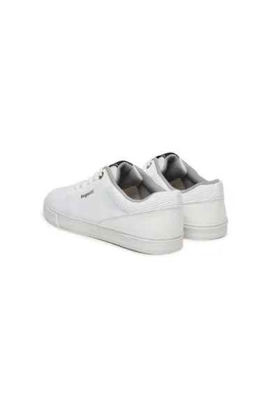 Pantofi sport barbati - 321-ASS01-6900 - Textil - Alb - Alb