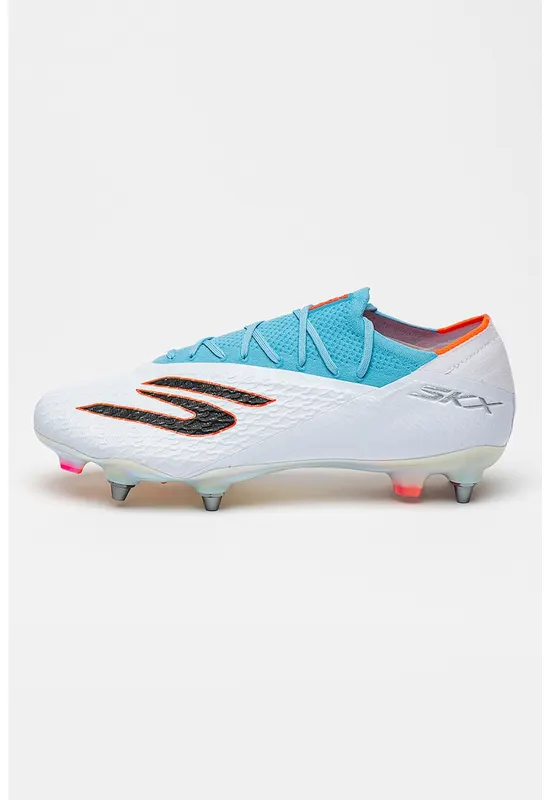 Pantofi cu crampoane - pentru fotbal Skx 2 Elite - Negru/Albastru prafuit/Albastru lavanda