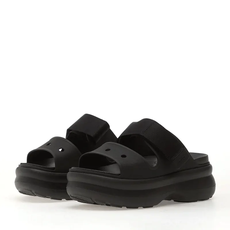 Saboți femei CROC Soho Two Strap Sandal negri 3901DSL212861N — imaginea 2