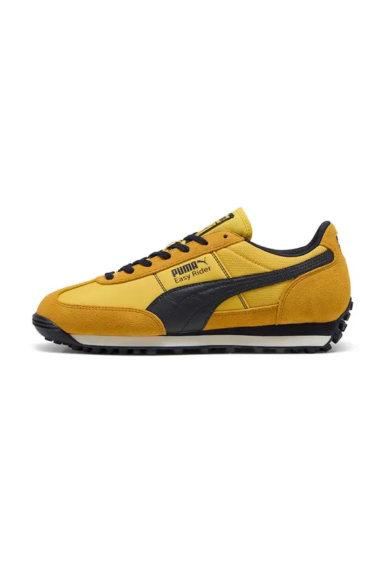 Pantofi sport Easy Rider cu inserti din piele intoarsa - Albastru ultramarin/Galben sofran