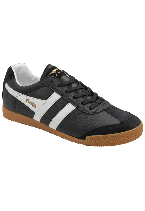 Pantofi piele - negru - sireturi - cauciuc - pentru barbati