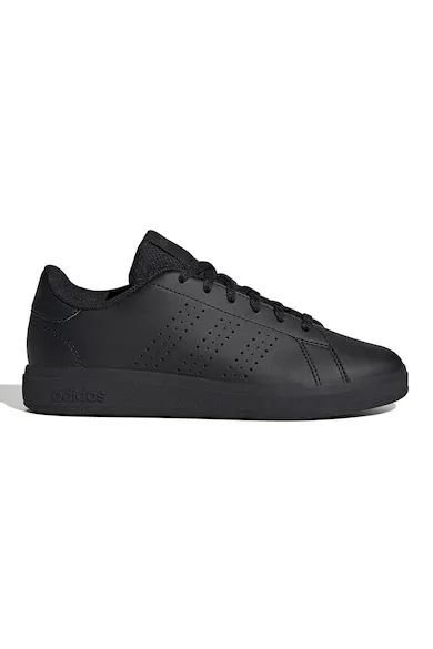 Pantofi sport de piele ecologica cu perforatii Advantage Base 2.0 - Negru