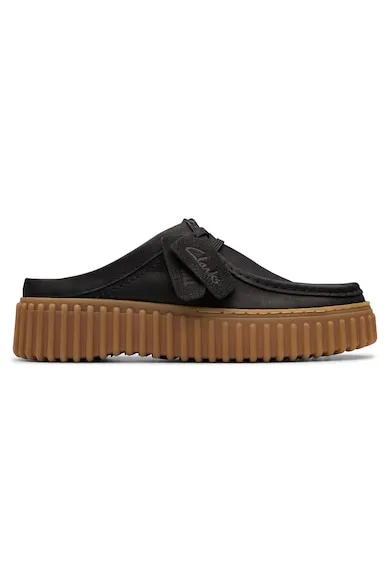 Slapi dama - 26181193 - Piele naturala - Negru