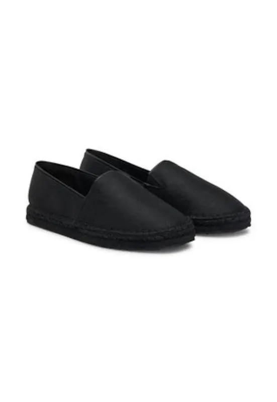 Espadrile pentru femei - 304831225 - material textil - Negru