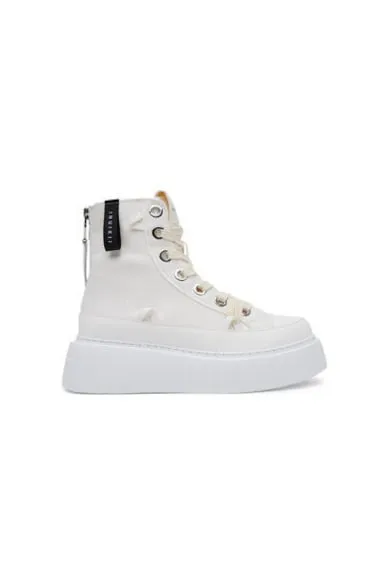 Pantofi sport dama - 30103-025 - Textil - Alb