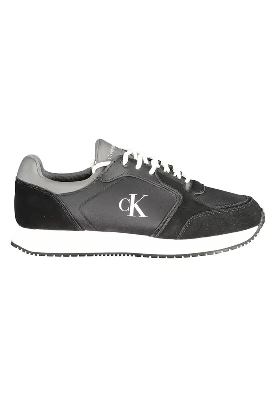 Pantofi sport barbati - 30% poliester - 30% piele - 40% poliuretan - Negru - 44 - YM0YM01152