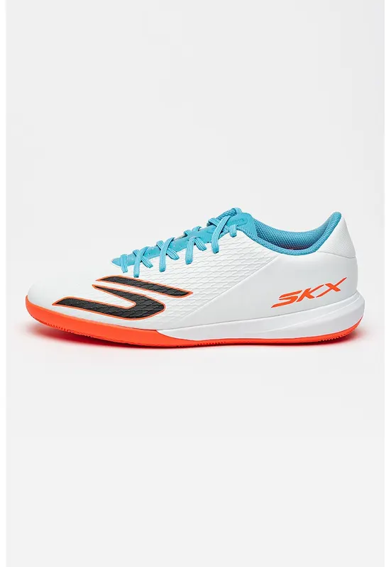 Pantofi pentru fotbal Skx 2 Club - Albastru prafuit/Portocaliu mandarina/Alb murdar