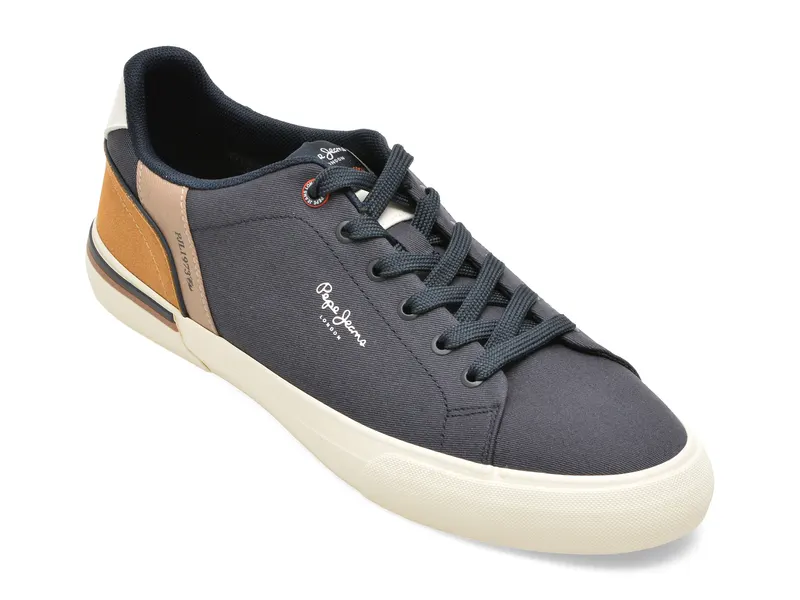 Pantofi sport PEPE JEANS bleumarin, MS30013, din material textil