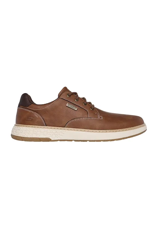 Pantofi casual impermeabili de piele ecologica - Maro scortisoara