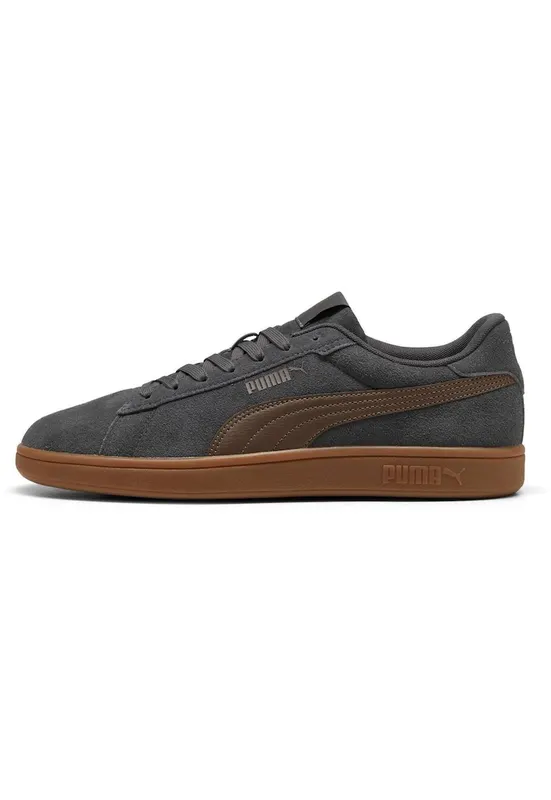 Pantofi sport Smash 3.0 de piele intoarsa cu insertii de piele - Gri