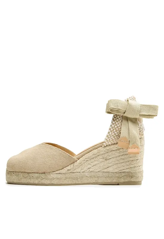 Espadrile dama 23003 - Piele naturala - Bej