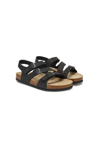 Sandale dama - 64316 - Piele naturala - Negru - Negru