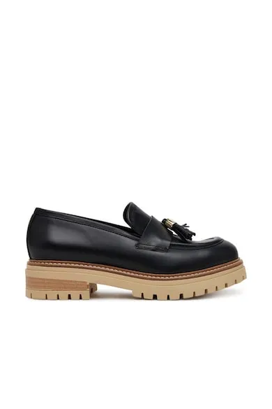 Mocasini dama SA10144G1MTC0000 - Piele naturala - Negru