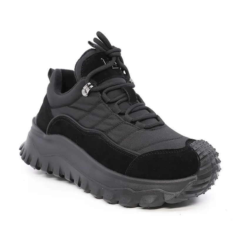 Sneakers femei Enzo Bertini negri din piele naturală și textil 3860DP220N — imaginea 2