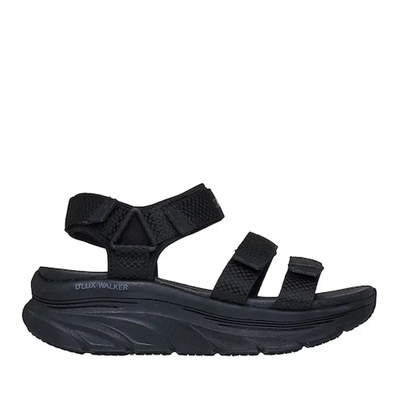 Sandale sport femei Skechers D'LUX WALKER negre 1961DS119826N
