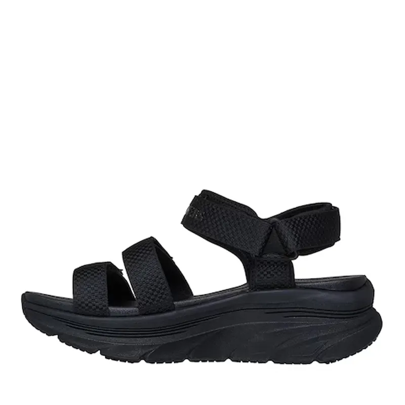 Sandale sport femei Skechers D'LUX WALKER negre 1961DS119826N — imaginea 2