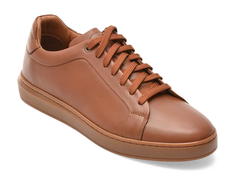 Pantofi sport MARCO BUFFON maro, BF070, din piele naturala