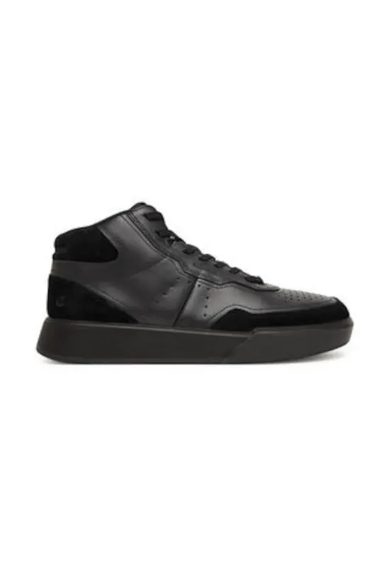 Tenisi barbati 305538192 - Piele naturala - Negru