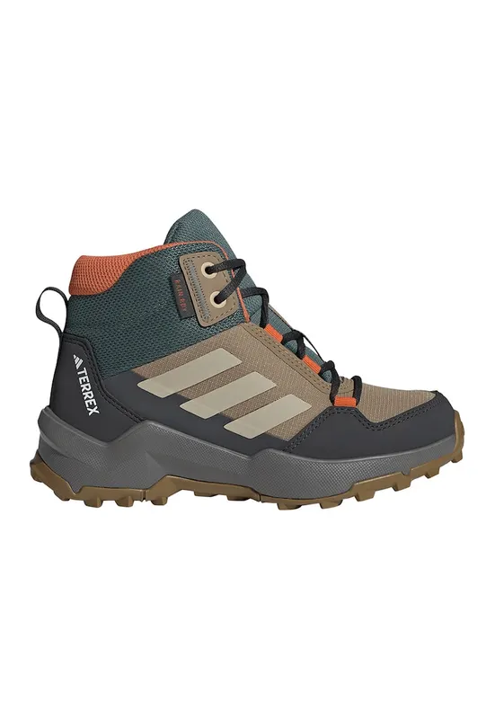 Ghete Terrex AX4R pentru drumetii - Portocaliu/Maro nisip/Albastru petrol