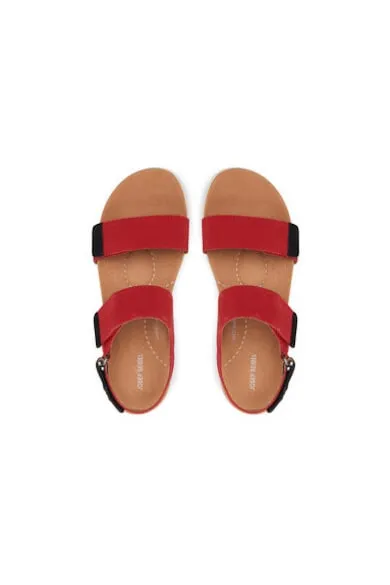 Sandale dama - 97304 - Piele naturala - Rosu