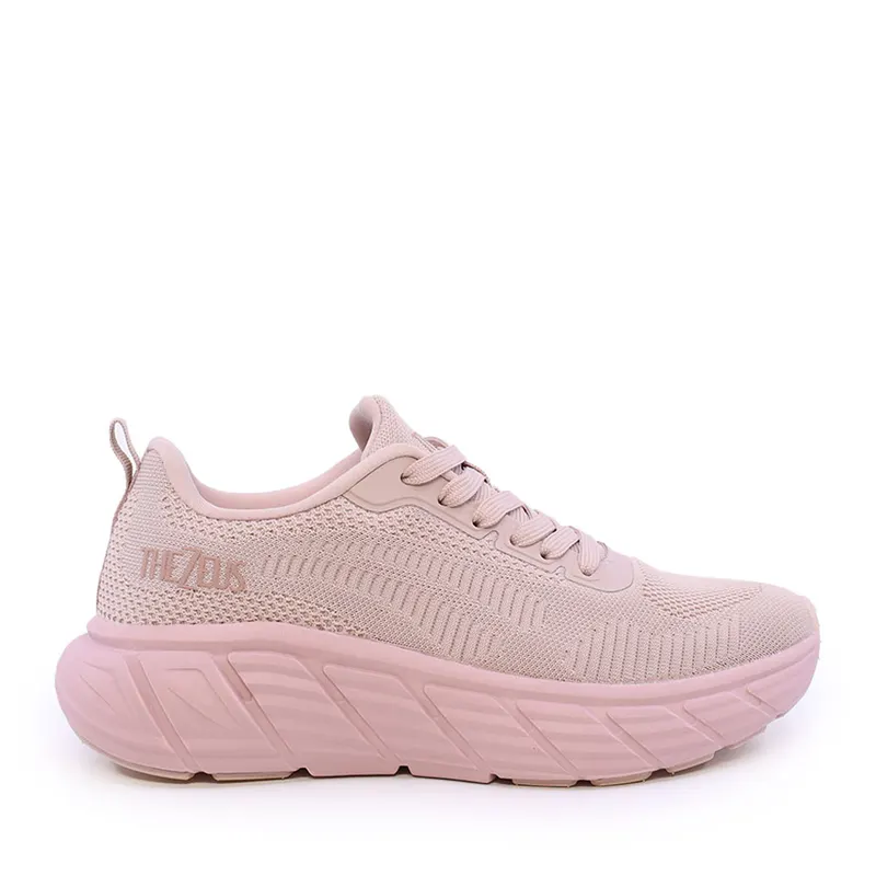 Sneakers ușori femei Thezeus roz din textil 3731DPS5001RO