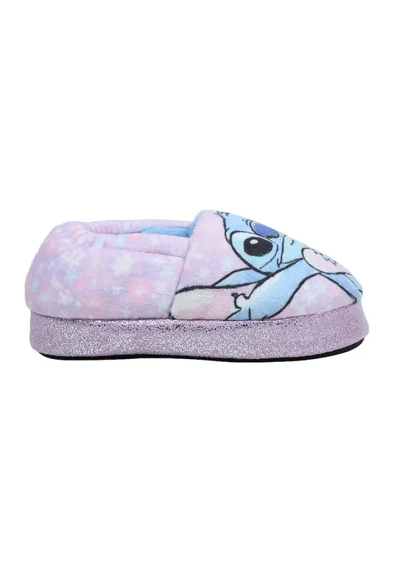 Papuci slip-on cu imprimeu Stitch - Lila/Albastru deschis