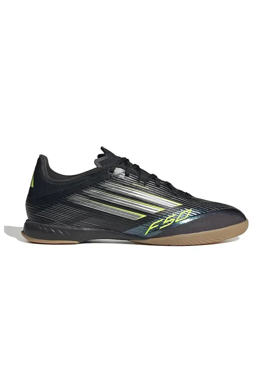 Pantofi pentru fotbal de interior F50 League - Negru/Verde electric