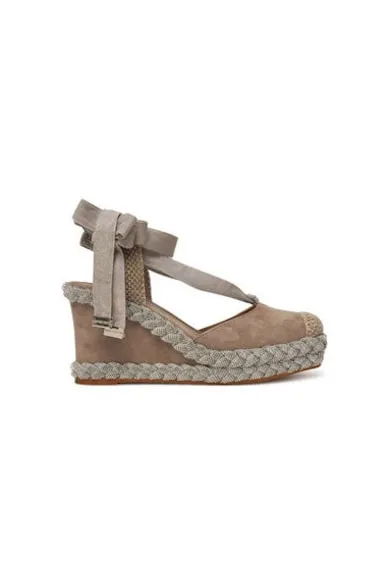 Espadrile dama V251120 - Piele naturala - Gri