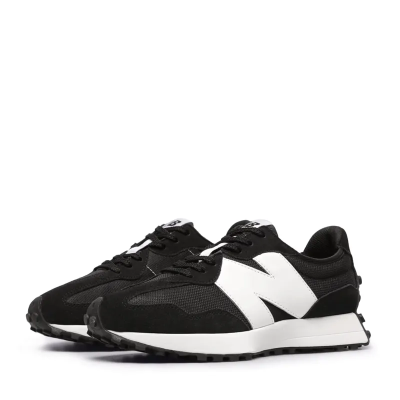 Sneakers bărbați New Balance 327 negri din piele și textil 2871BPS327CBWVN — imaginea 2