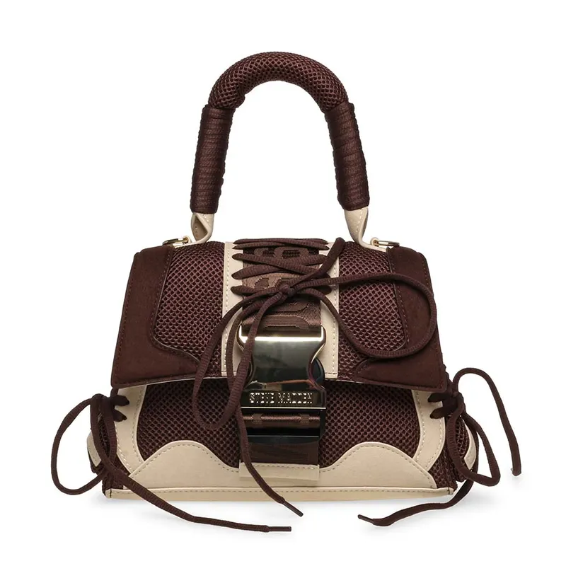 Poșetă satchel femei Steve Madden Diego maro 1662POSSBdiego-MM