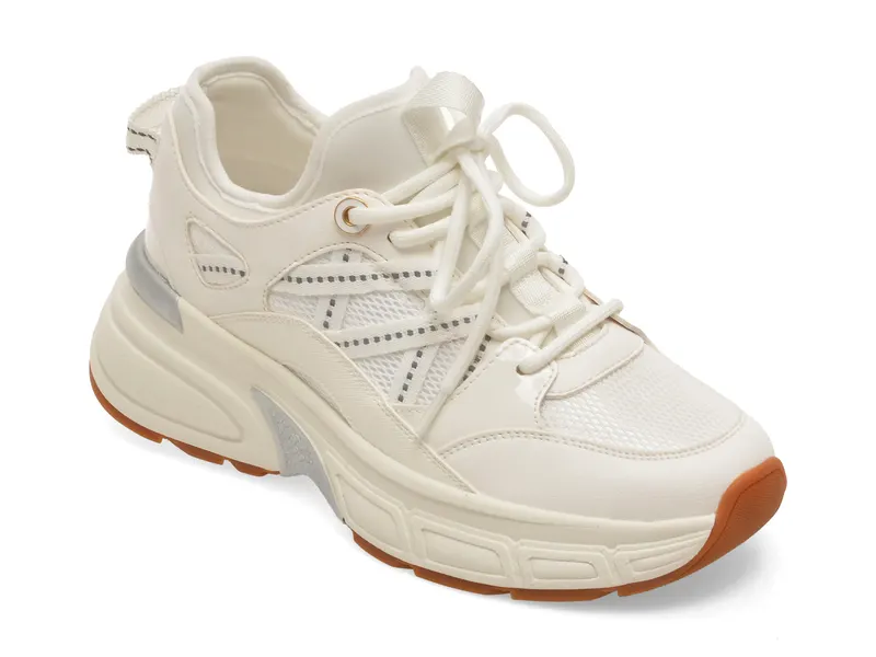 Pantofi sport ALDO albi, HADDEY 100, din piele ecologica
