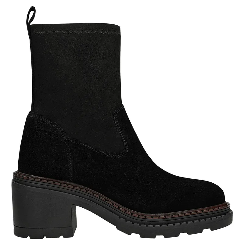 Botine șosetă negre, masive