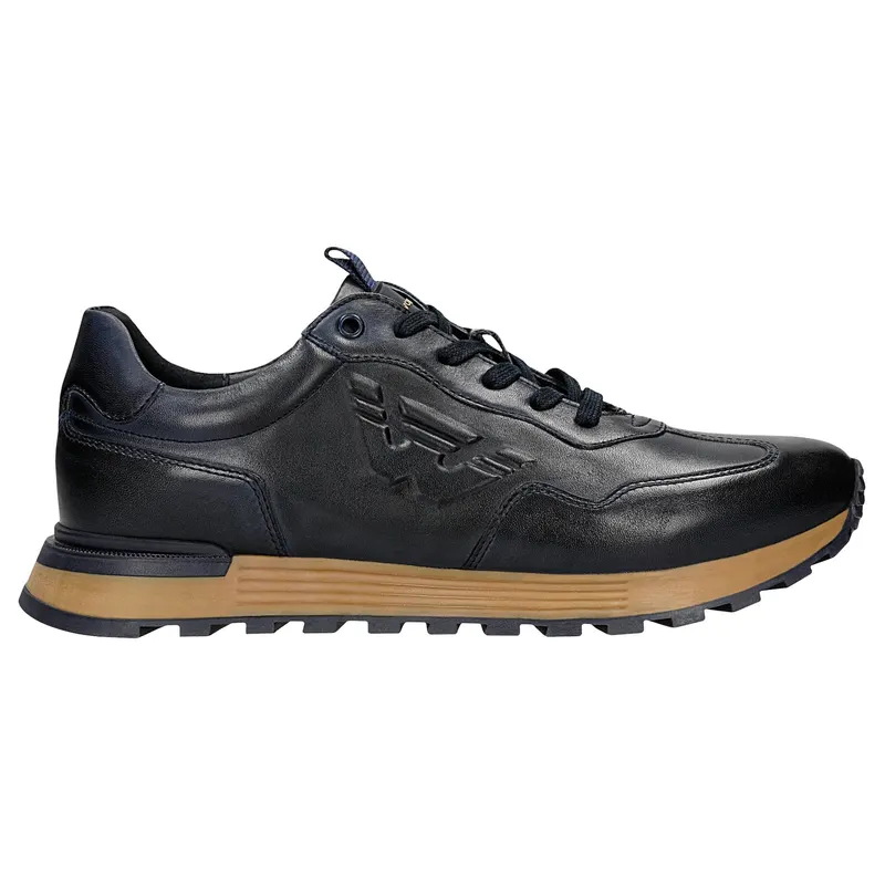 Sneakers bleumarin cu logo bărbați