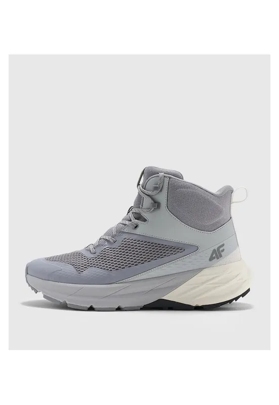 Pantofi trekking barbati plasa - gri