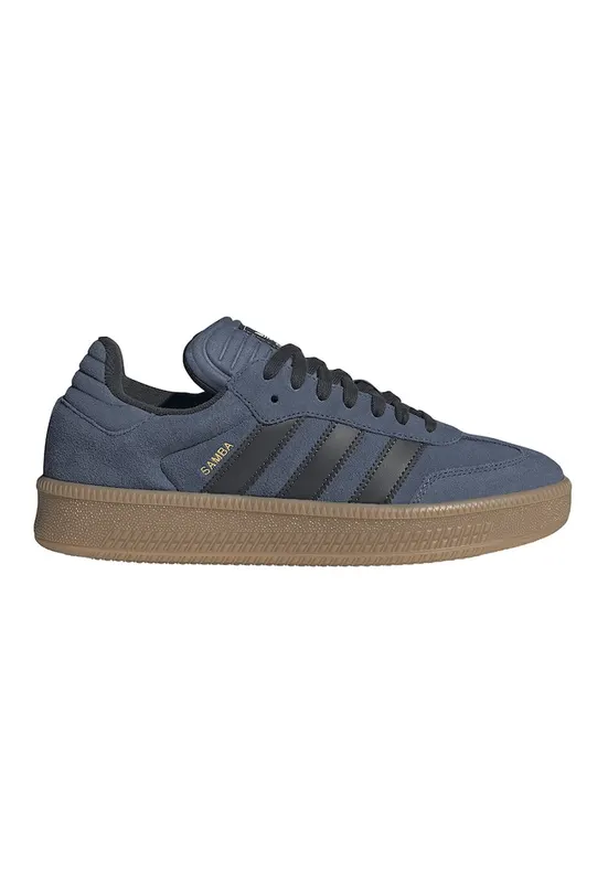 Pantofi sport Samba XLG din piele intoarsa - Negru/Albastru prafuit