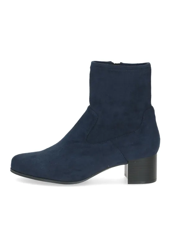 Botine cu toc - Bleumarin
