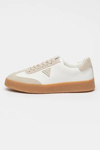 Pantofi sport cu logo - Alb/Grej