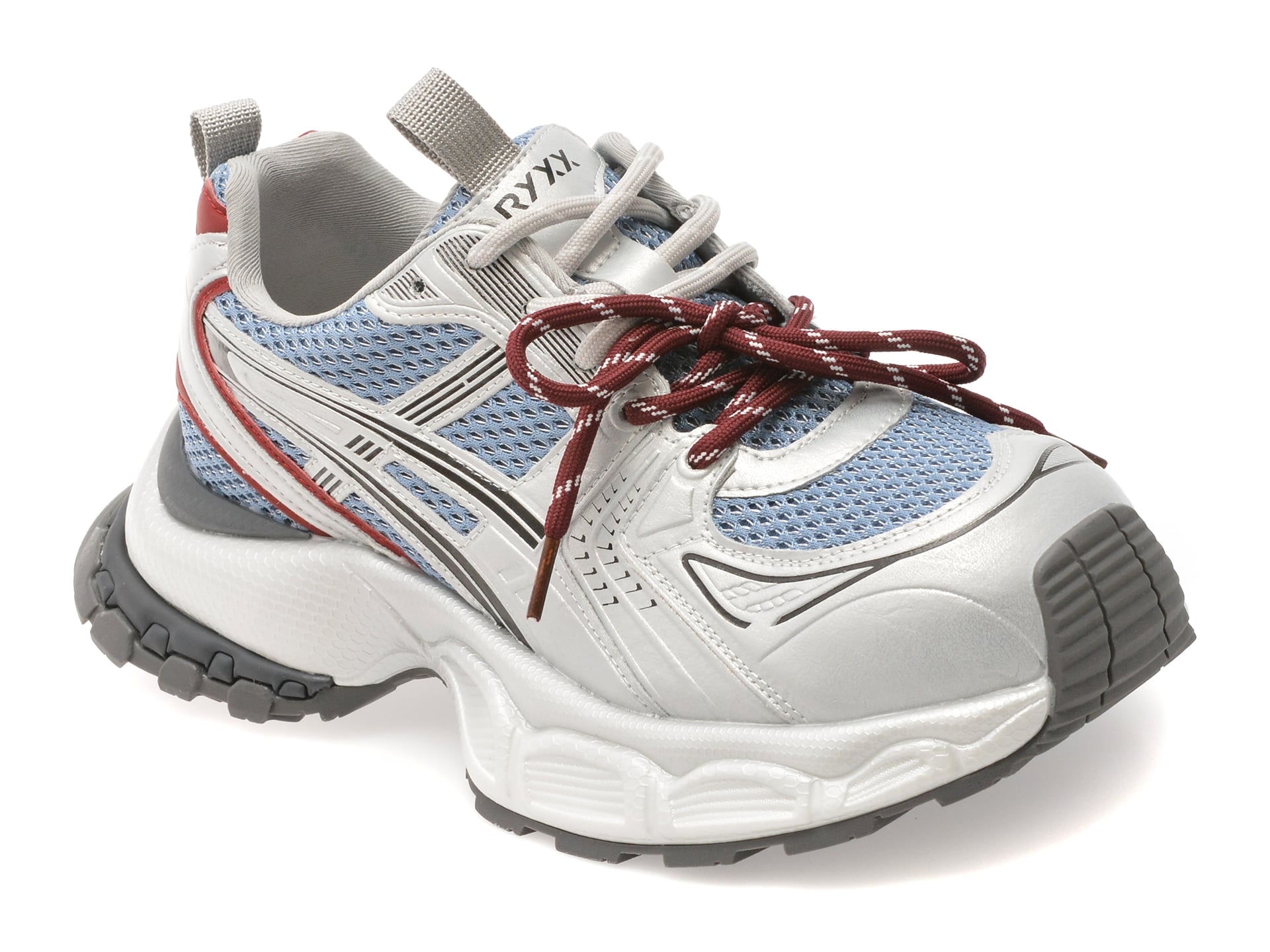 Pantofi sport GRYXX argintii, 1697, din material textil